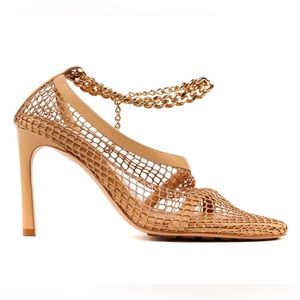 Bottega Veneta- New, never worn- without tags. Color Gold Beige. Size 36.5